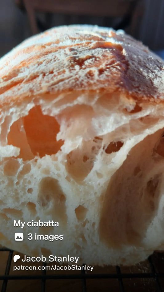 (A) Ciabatta recipe and notes