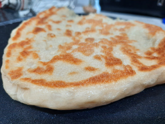 (A) Fluffy Naan Bread dough recipe